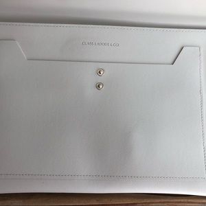 Glass Ladder & Co Megan Portfolio Clutch Purse Vegan Leather Professional Office